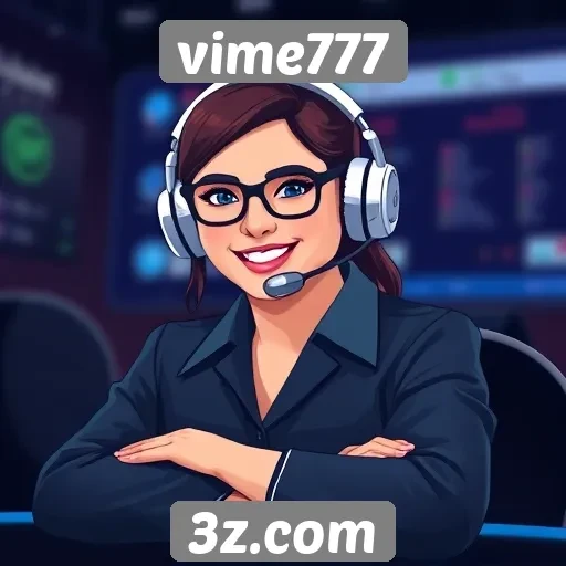 Suporte ao cliente disponível em vime777