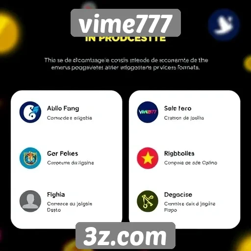 Análise das funcionalidades do site de jogos vime777